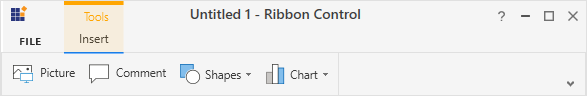 WPF Ribbon displays ContextTabGroup with Simplified Layout