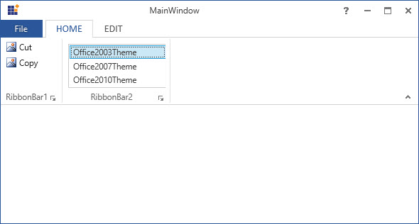 WPF Ribbon ListBox