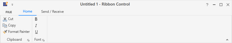 Customizing WPF Ribbon in Normal Layout at Runtime