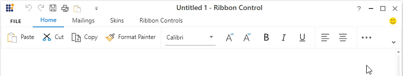 Switching between Simplified and Normal Layout Mode in WPF Ribbon