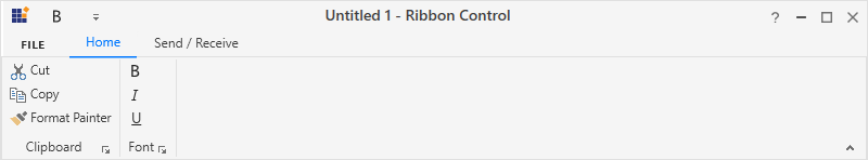 Customizing WPF Ribbon in Normal Layout at Runtime