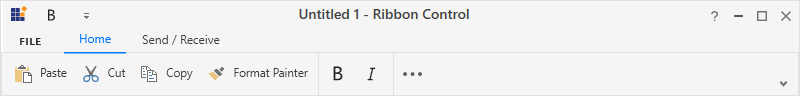 Customizing WPF Ribbon in Simplified Layout at Runtime
