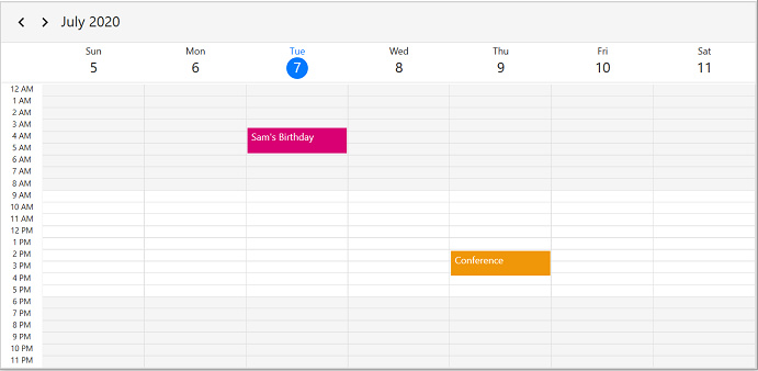 Full screen scheduler in WPF Scheduler