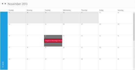 WPF Scheduler month view with resource
