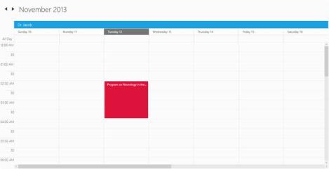 WPF Scheduler workweek view with resource