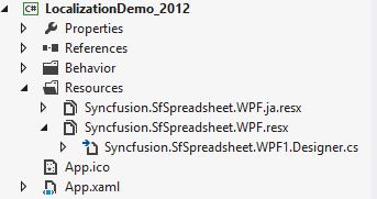 WPF Spreadsheet Localization using Resource File