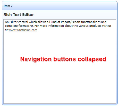 wpf tabnavigation navigation button collapsed