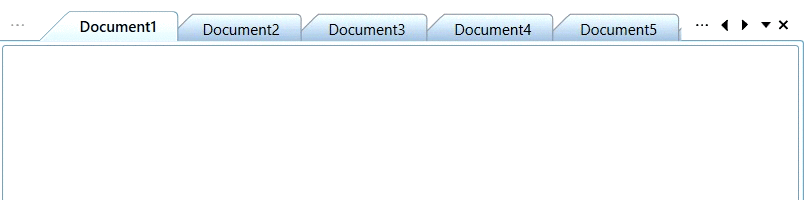 Document items are rearranged by drag and drop with AutoScroll