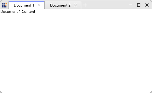 WPF Tabbed Window