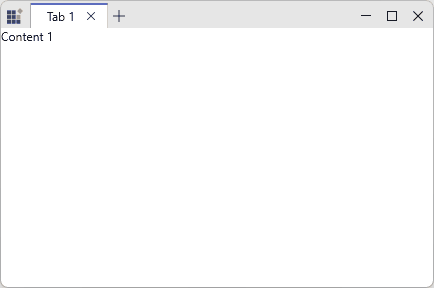 WPF TabbedWindow New Tab Button