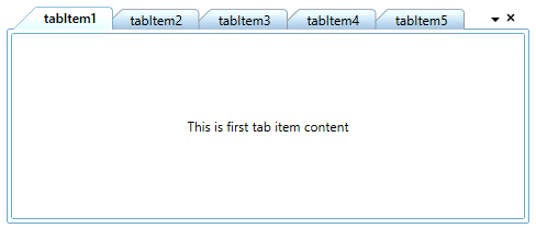 Enable context menu of tab item in TabControl