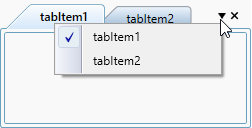 Tablist Context menu of tabitem in WPF TabControl