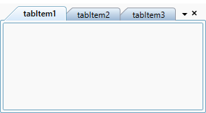 Tab items with header text
