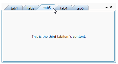 TabControl loads the previously selected tab item content