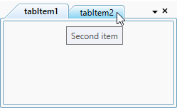 Tab item header shows the tooltip information