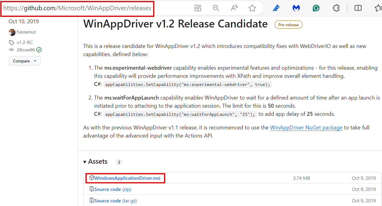 Shows the WinAppDriver UI Recorder source code