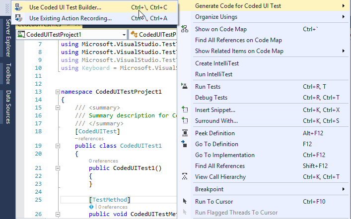 WPF Coded UI showing test file content