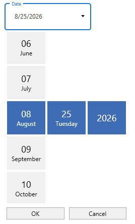 Image for SfDatePicker