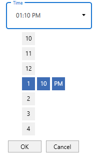 Image for SfTimePicker