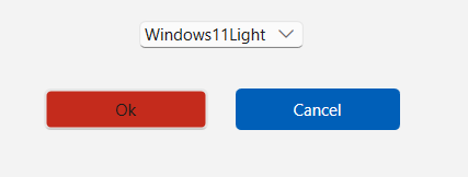 Customizing using ThemeResource Light