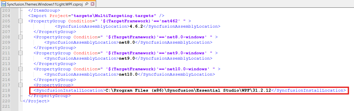 Add Reference Path for Exported Theme Projects