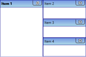 Allocated certain percentage of the total size to the minimized items