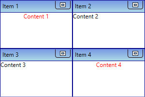 Specific TileViewItem content UI changed