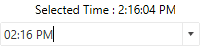 SfDatePicker with inline time editing