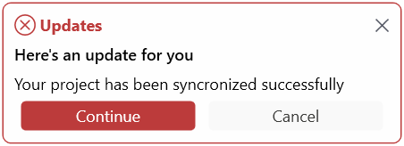 SfToastNotification Outline Error image