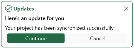 SfToastNotification Outline Success image