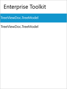 WPF Tree Navigator Items source