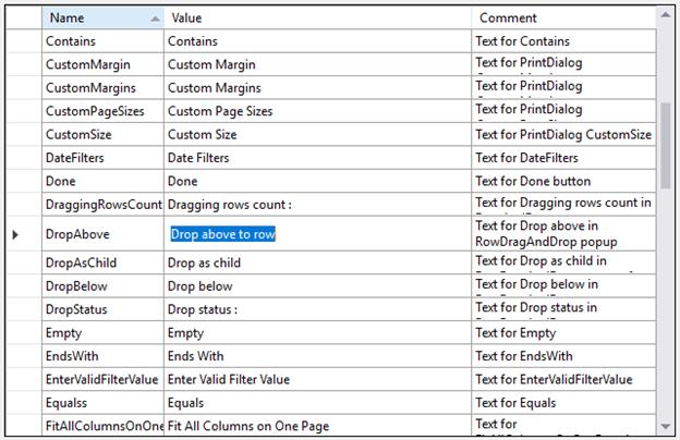 Changing Default Resource File for WPF TreeGrid
