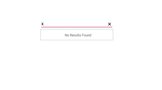 NoResultsFound