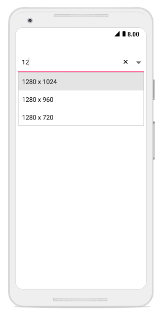 Xamarin.Android ComboBox selecting item