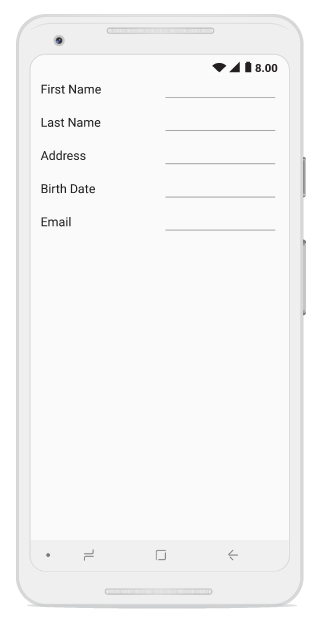 Setting nullable date to data form date item in Xamarin.Android DataForm