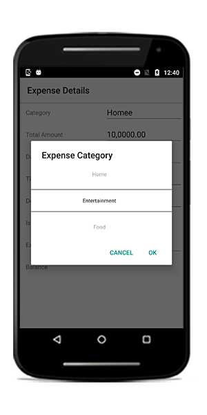 Changing title for data form picker item in Xamarin.Android DataForm