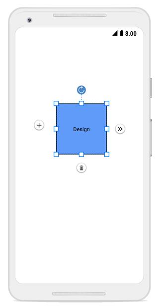 customize user handle position in Xamarin.Android diagram