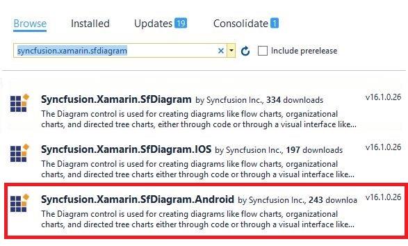 Diagram reference in Xamarin.Android diagram