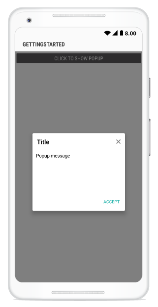 Displaying accepted button in Xamarin.Android popup layout