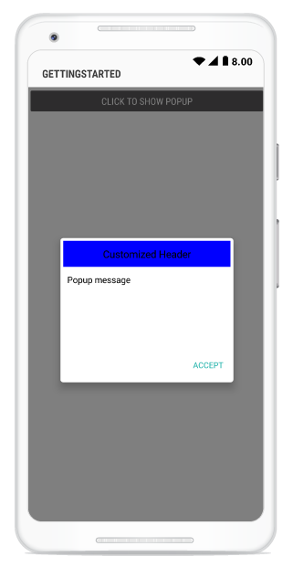 Customized header in Xamarin.Android popup layout