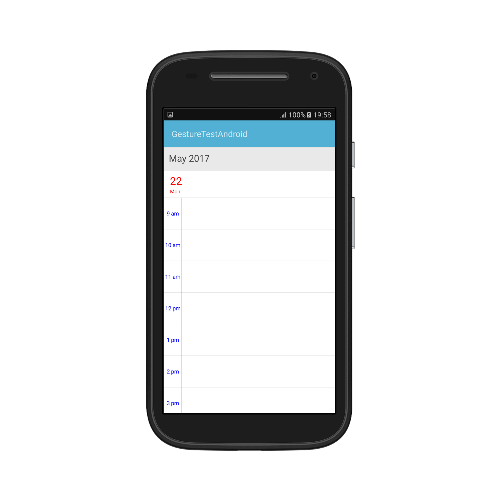 Day view time label appearance customization for schedule in Xamarin.Android