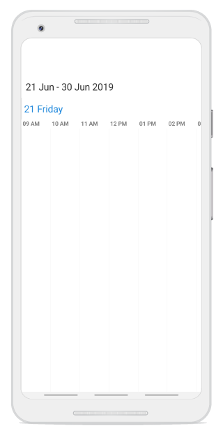 Timeline view in xamarin android