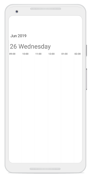 Time label format in xamarin android Timeline view