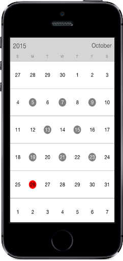 MultiSelection support in Xamarin.iOS calendar