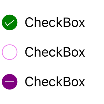 CheckedColor and UncheckedColor in Checkbox