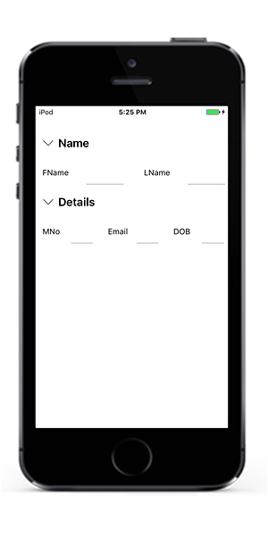 Setting ColumnCount to different data form fields in Xamarin.iOS DataForm