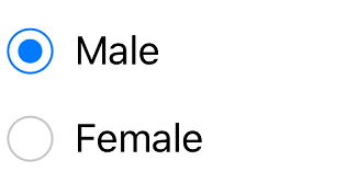 Xamarin.iOS radio button states