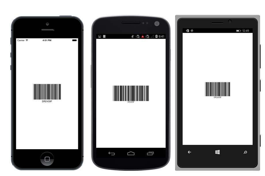 Overview of Barcode for Xamarin.Forms
