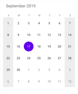 BlackoutDate color support in Xamarin.Forms Calendar