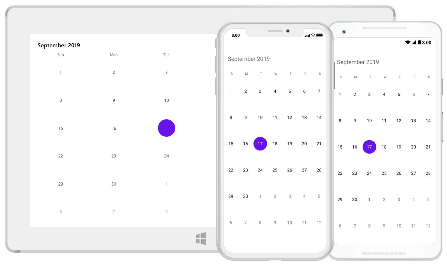 About Xamarin Calendar control Syncfusion